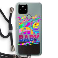 Touch Me: Pixel 5 Transparant Hoesje met koord