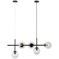 Brilliant 5-lichts design hanglamp Ariol zwart 99220/93