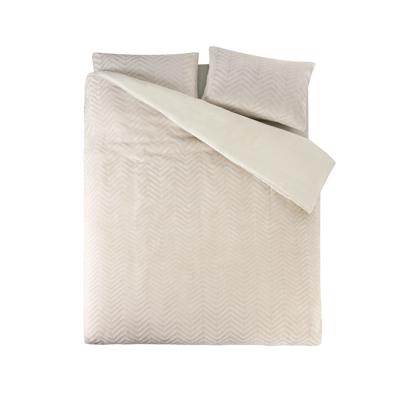 Sleeptime Chevron Teddy Créme 240 x 200/220 cm