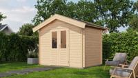 Lugarde Select Blokhut Aalten 300x200cm - Onbehandeld- Zadeldak- - Lugarde Select