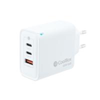 Oplader CoolBox COO-CUP-65CCA Wit 65 W