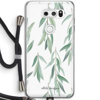 Branch up your life: LG V30 Transparant Hoesje met koord