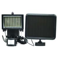 GALIX Zeer verlichte zonne-spot met aanwezigheidsmelder - 80 LED's - Zwart