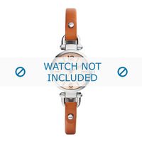 Fossil horlogeband ES4025 Leder Cognac 8mm Fossil horlogeband ES4025 Leder Cognac 8mm