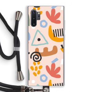 Abstract: Samsung Galaxy Note 10 Plus Transparant Hoesje met koord