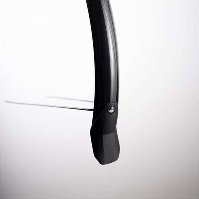 Eurofender Voorspatbord 28" lampo 58 mm breed - zwart