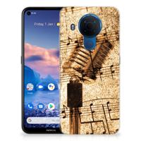 Nokia 5.4 | Siliconen hoesje | met foto Bladmuziek