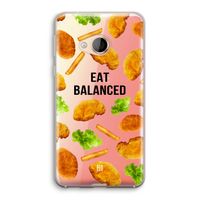 Eat Balanced: HTC U Play Transparant Hoesje