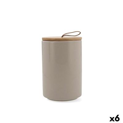 Blik Quid Ozon Beige Keramisch 10,4 x 16 cm (6 Stuks)