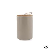Blik Quid Ozon Beige Keramisch 10,4 x 16 cm (6 Stuks)