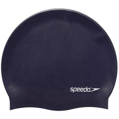Speedo platte siliconen badmuts donkerblauw p12