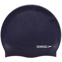 Speedo platte siliconen badmuts donkerblauw p12