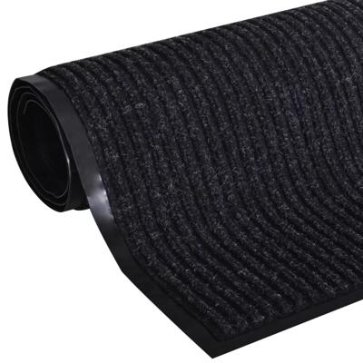Deurmat 90x60 cm PVC zwart