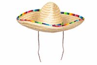 Sombrero met gestreepte rand Sombrero met gestreepte rand