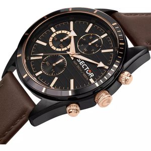 Sector 770 Horloge Man Quartz Roestvrijstaal Bruin, Goud