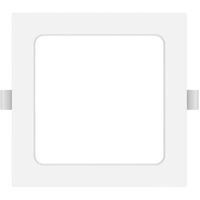 LED Downlight Pro - Aigi Trinko - Inbouw Vierkant 9W - Helder/Koud Wit 6500K - Mat Wit - Kunststof - 145mm