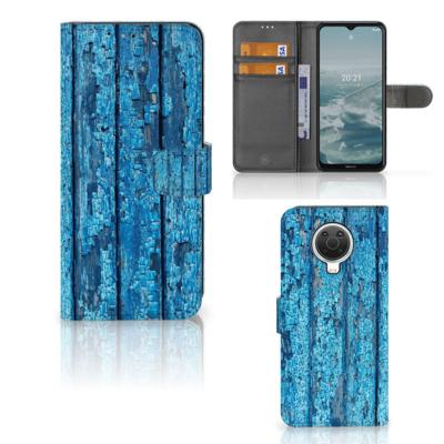 Nokia G10 | G20 | Book Style Case | Wood Blue
