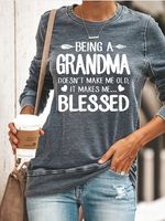 Grandma Long Sleeve Sweatshirt - thumbnail