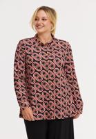 Yoek Blouse SYLVIE | Zwart | Maat 58/60