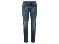 LIVERGY Heren jeans Slim Fit (54 (38/32), Donkerblauw)