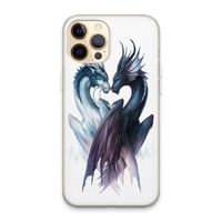 Yin Yang Dragons: iPhone 13 Pro Max Transparant Hoesje