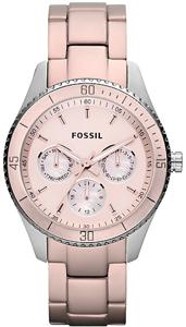 Horlogeband Fossil ES3037 Roestvrij staal (RVS) Rosé 18mm