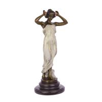 A BRONZE SCULPTURE OF THE NYMPH OF THE VALLEY