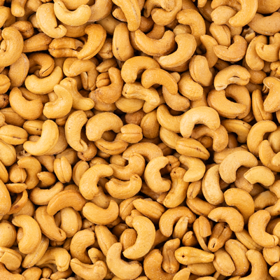 Cashewnoten XXL gebrand ongezouten 400 gram