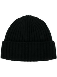 N.Peal bonnet en maille - Noir