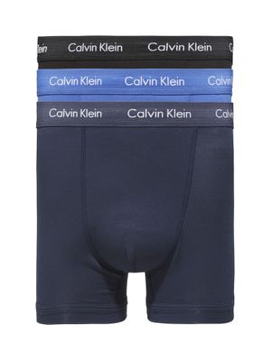 Calvin Klein - 3p Trunk - Cotton Stretch - 4KU, Maat:S