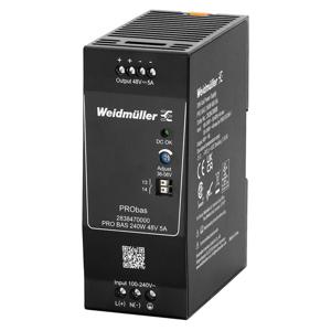 Weidmüller PRO BAS 240W 48V 5A DIN-rail netvoeding Inhoud: 1 stuk(s)