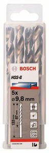 Bosch Accessoires Metaalboren HSS-G, Standard 9,8 x 87 x 133 mm 5st - 2608595338