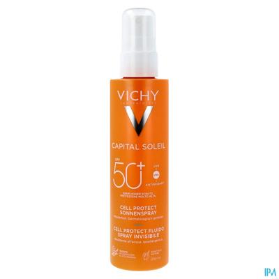 Vichy Capital Soleil Cell Protect Water Fluid Spray Water Resistant SPF50+ 200ml