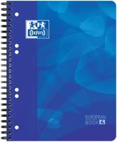Oxford projectboek A5+ 6-gaats lijn 120 vel blauw