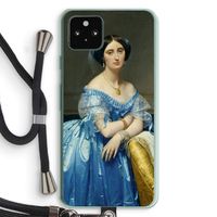 Eleonore: Pixel 5a 5G Transparant Hoesje met koord