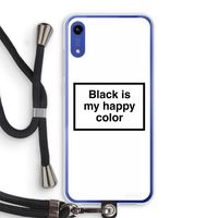 Black is my happy color: Honor Play 8A Transparant Hoesje met koord