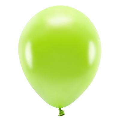 Party ballonnen - biologisch afbreekbaar - 100x - lime groen - milieuvriendelijke feestversiering