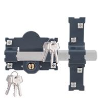 Veiligheidsslot Fac 101-l/105 Staal Donker grijs 50 mm 105 mm