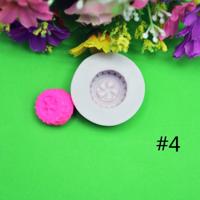 2 PC'S DIY banden vorm suiker ambachtelijke taart siliconen mal fondant bakken versieren tools willekeurige kleur levering grootte: maat 4