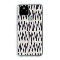 Marrakech Zigzag: Google Pixel 5 Transparant Hoesje