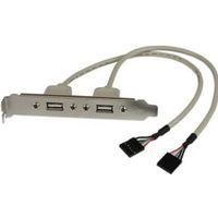 StarTech.com 2-poort USB A Vrouwelijke Adapter Slotplaatje StarTech.com 2-poort USB A Vrouwelijke Adapter Slotplaatje