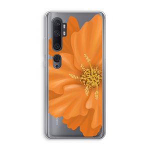 Orange Ellila flower: Xiaomi Mi Note 10 Transparant Hoesje