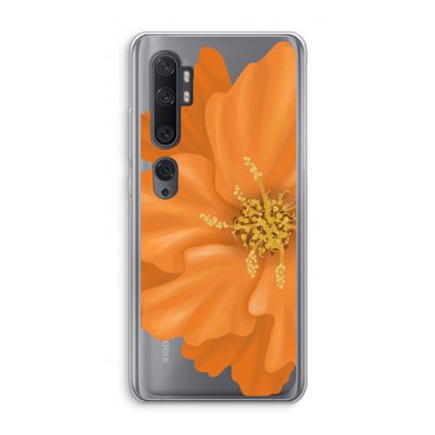 Orange Ellila flower: Xiaomi Mi Note 10 Transparant Hoesje