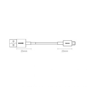 Baseus CALYS-C02 mobiele telefoonkabel Wit 2 m USB A Lightning