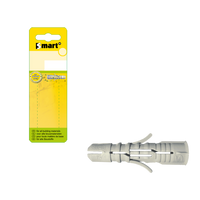 pgb-Europe SMART | Nylon plug met boord Ø 10x50 grijs | 6 st SM00BPN00100050H