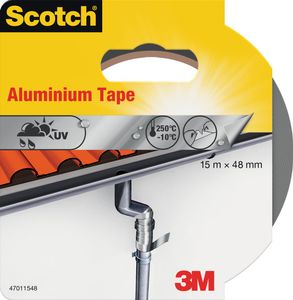 3M Highland 47011548 duct tape Geschikt voor gebruik binnen Geschikt voor buitengebruik 15 m Zilver