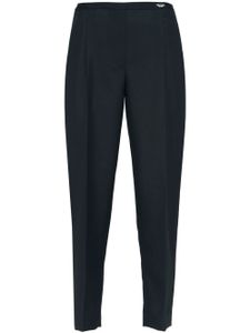 Prada pantalon de tailleur en mohair - Noir