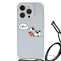 iPhone 14 Pro Stevig | Bumper Hoesje | Cow
