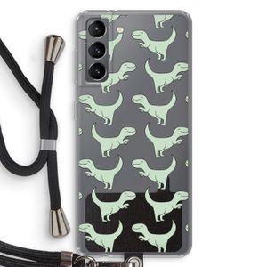 Dinos: Samsung Galaxy S21 Transparant Hoesje met koord