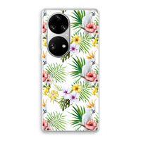 Gele kuif: Huawei P50 Pro Transparant Hoesje